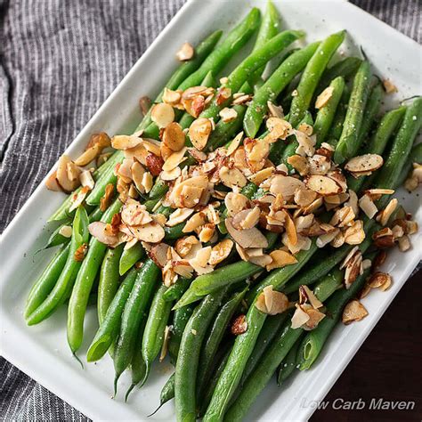 Sweet and Sour German Green Beans with Bacon and Onions - Low Carb Maven