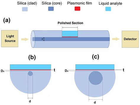 a Schematic of a possible setup for liquid analyte detection using ...