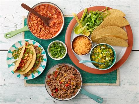 Make Your Own Tacos Bar Recipe | Rachael Ray | Food Network