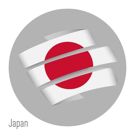 Premium Vector | Vector flag of Japan