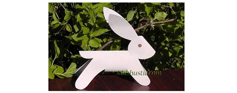 Simple crafts for kids - A paper rabbit - Mashustic.space