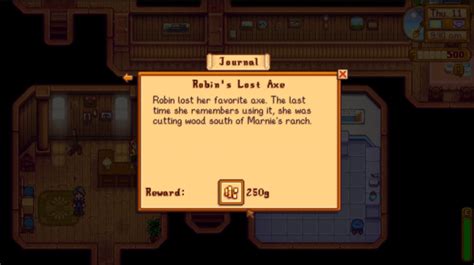 Where is Robin's Axe in Stardew Valley? [2023]