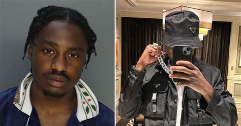 Lil Tjay Poses for Mugshot After Arrest While Boarding a Private Jet in Miami