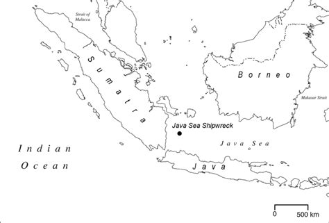 Location of the Java Sea Shipwreck | Download Scientific Diagram