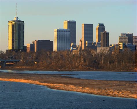 Tulsa Skyline at Sunset HDR - a photo on Flickriver