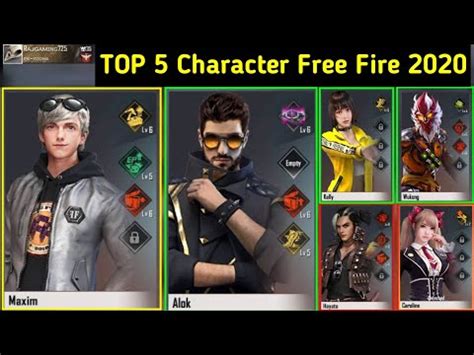 15 HQ Images Free Fire Characters List / Free Fire Complete List Of ...