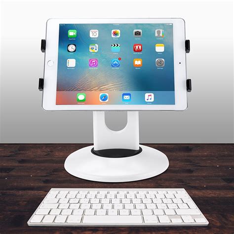 AboveTEK Retail Kiosk iPad Stand, 360° Rotating Commercial Tablet Stand ...