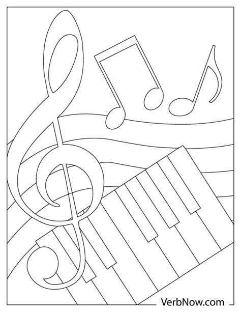 Musical Notes Coloring Pages For Kids