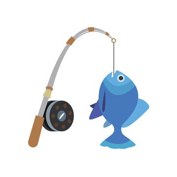 Clipart Fishing Poles And Fish