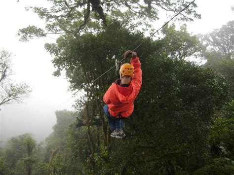 Zip lines at Monteverde cloud forest, Costa Rica - Where are Sue & Mike?