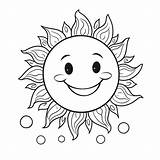 Sunshine Coloring Sheets Free & Printable sketch template
