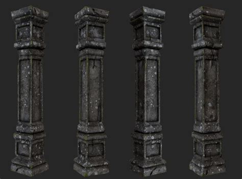 ArtStation - Stone Pillar