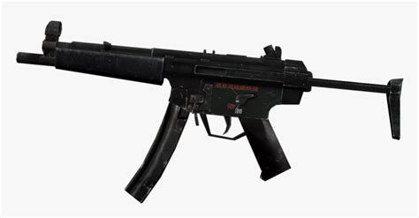 Mp5 Skin For Call Of Duty 4, HD Png Download - kindpng