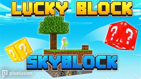 Lucky Block Skyblock by Pixelusion (Minecraft Marketplace Map) - Minecraft Marketplace (via ...