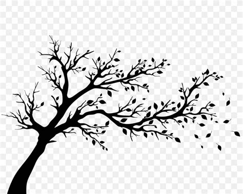 Tree Silhouette Wall Decal Autumn, PNG, 1924x1540px, Tree, Art, Autumn, Black, Black And White ...