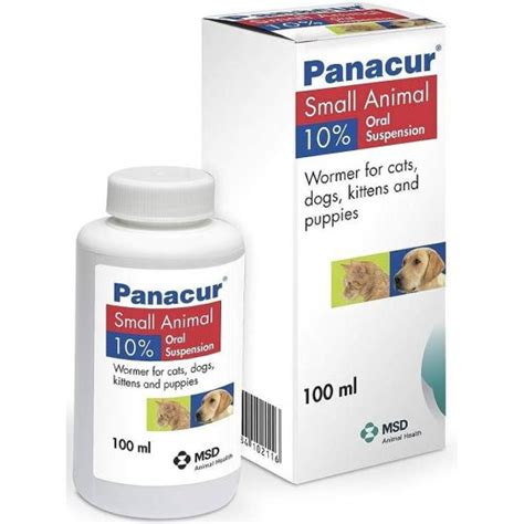 Panacur Liquid for Cats & Dogs 10% (100ml)