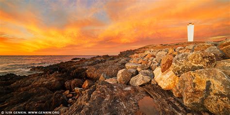 Cape Jervis Lighthouse at Sunset Print, Photos | Fine Art Landscape Photography | Ilya Genkin