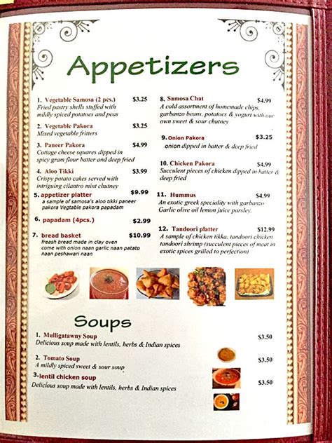 Appetizers & Soups from our New Taste of India Menu #IndianFood | Vegetable pakora, Paneer ...