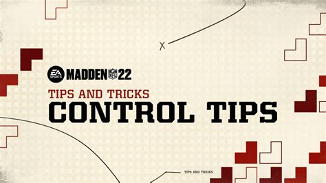 Madden NFL 22 - Tips and Tricks - Controls - Official Site