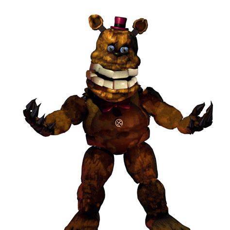 I took the nightmare Fredbear model FNaF help wanted and made him unwithered/fixed (original ...