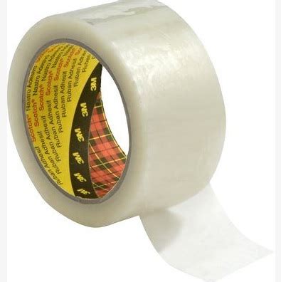 3M Scotch 371 Adhesive Parcel Tape Clear 48mm x 66m (Box of 36 rolls)