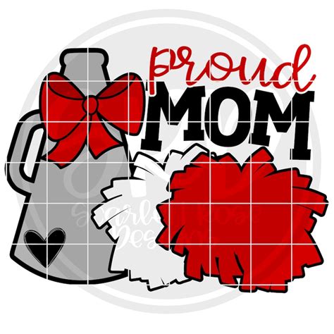 Cheer Mom SVG Cheer SVG Cheerleading SVG Cheer Clipart - Etsy