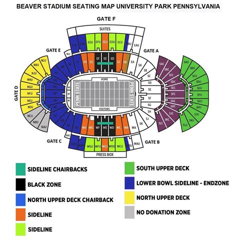 Beaver Stadium Seating Plan, Ticket Price, Booking, Parking Map