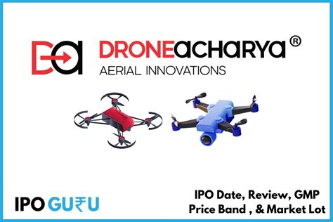 Droneacharya Aerial Innovations SME IPO Date, GMP, Price, Review, Allotment - IPO Guru