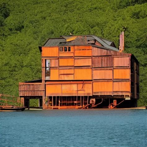 timber house on a freight ship | Stable Diffusion | OpenArt