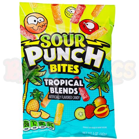 Sour Punch Bites Tropical Blends (142g): American – Boss Exotics