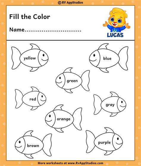 Printable Color Worksheets