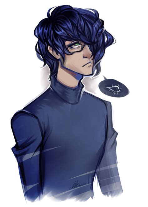 Arsene. In blue by AShiori-chan on DeviantArt