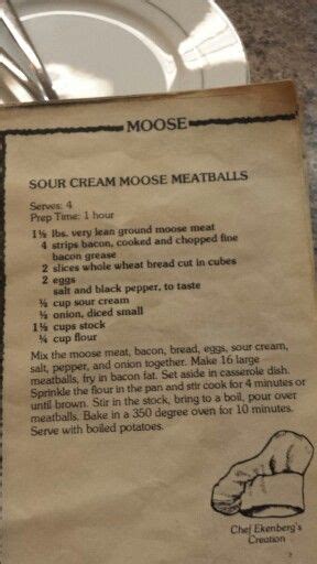 Moose Meatballs | Moose meat recipes, Moose meat, Moose recipes