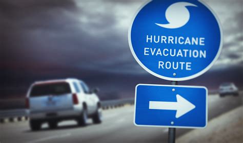 Hurricane Evacuation Sign