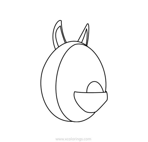 Roblox Adopt Me Coloring Pages Aussie Egg - XColorings.com