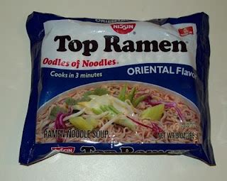 Ramen Butterfly: Nissin Top Ramen Oriental Flavor