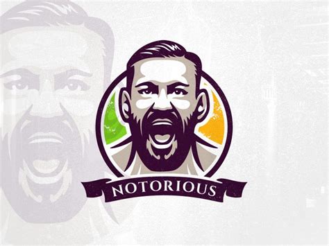 Notorious | Unique logo design, Face illustration, Mascot design