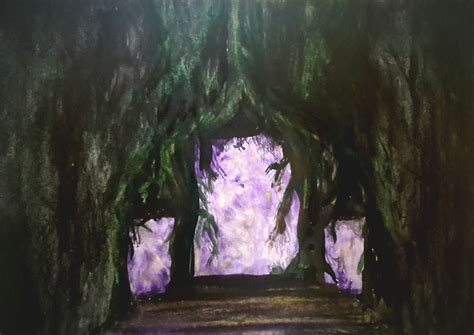 Mystic Minecraft Nether Portal (Watercolor) Fan Art by Steve Bauer ...