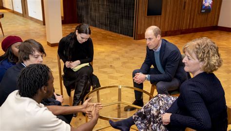 Prince William briefed during his visit to BAFTA