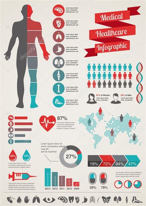 Medical and healthcare infographics — Stock Vector © marish #22946670