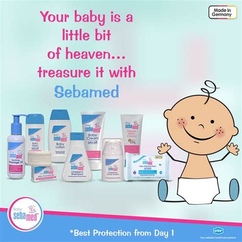 Sebamed baby products specially formulated at an ideal pH of 5.5 which maintains the protective ...