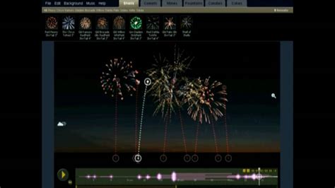 Finale Fireworks(simulation game,software) - YouTube