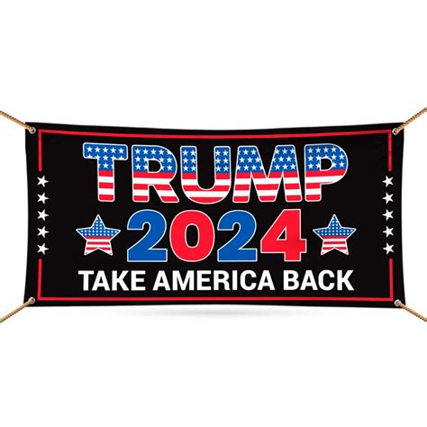 Trump 2024 Banner Sign – Voila Print Inc