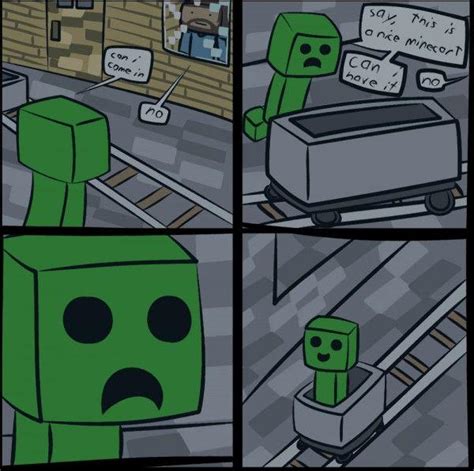 They see me creepin'... | Minecraft Creeper | Know Your Meme