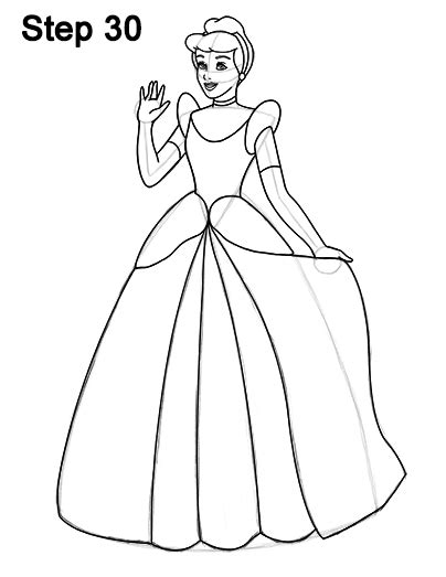 Cinderella Cartoon Drawing at GetDrawings | Free download