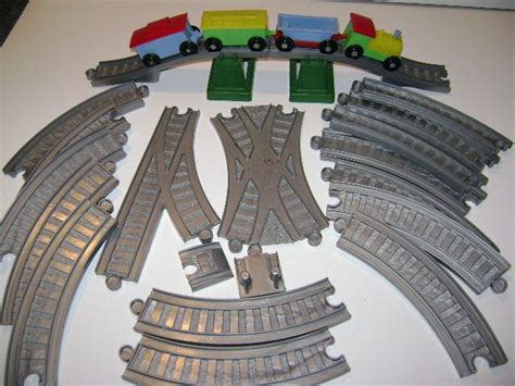 1960s Plastic Toy Train Set with tracks by aikijackjp on Etsy