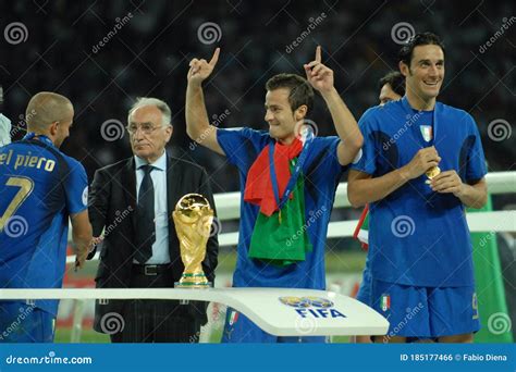 Alberto Gilardino with the World Cup Editorial Photo - Image of july ...