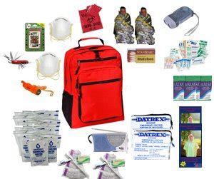 Amazon.com: Earthquake Kit Essentials 2-Person Survival Kit: Sports ...