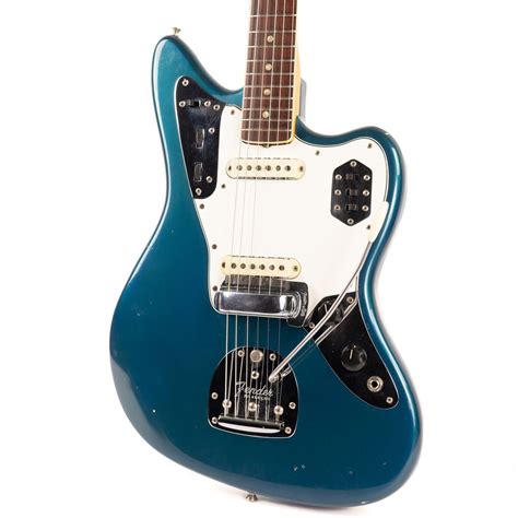 (1966 Fender Jaguar Lake Placid Blue - Thunder Road Guitars Seattleから) Fender Telecaster, Fender ...