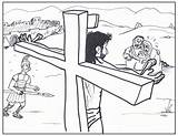 Calvary Coloring Pages sketch template